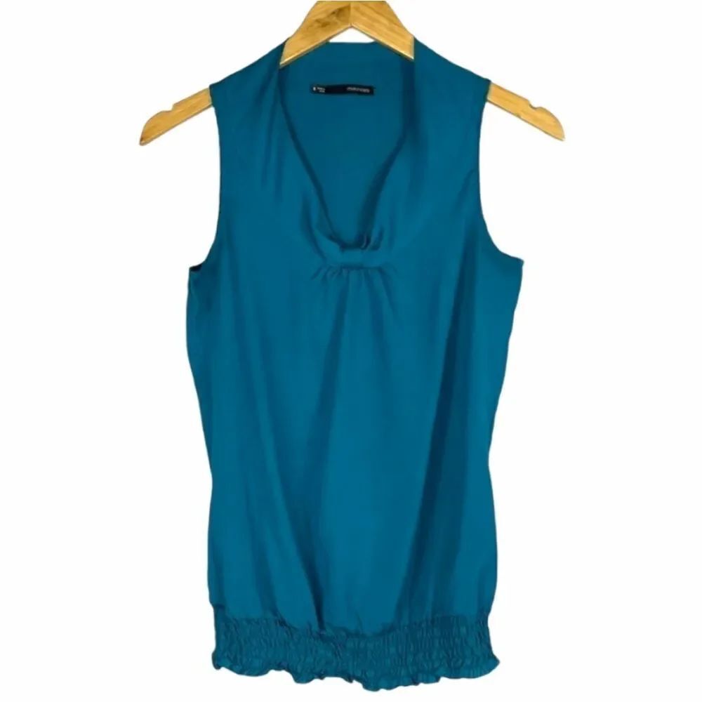 Maurices Turquoise Sleeveless Top Blouse